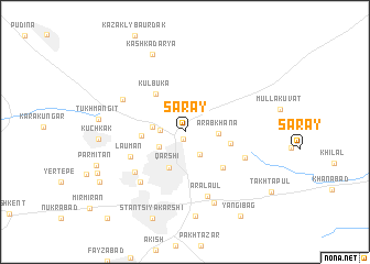 map of Saray