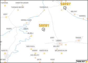 map of Saray