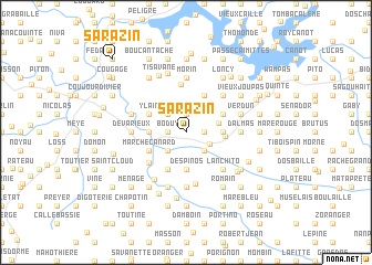 map of Sarazin