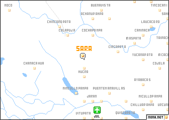 map of Sara