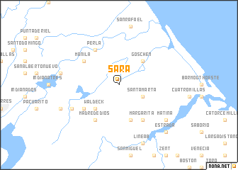 map of Sara
