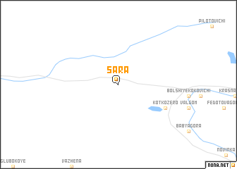 map of Sara
