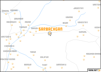 map of Sarbachgān