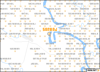 map of Sarbāj