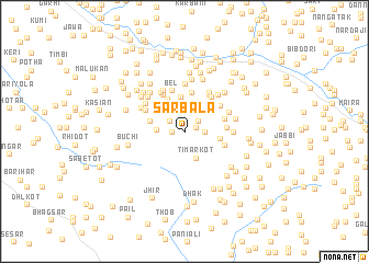 map of Sarbāla