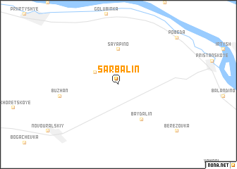 map of Sarbalin