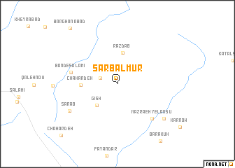 map of Sarbalmūr