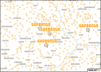 map of Sar Bānda