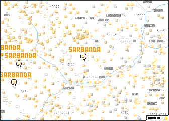 map of Sar Bānda