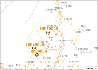 map of Sar Bānda