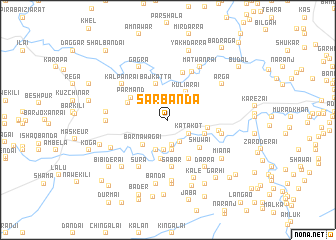 map of Sar Bānda