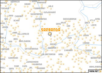 map of Sar Bānda