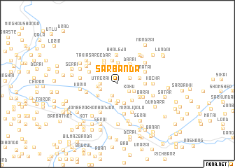 map of Sar Bānda