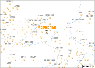 map of Sar Bānda