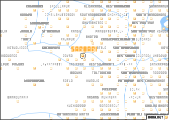 map of Sarbāri