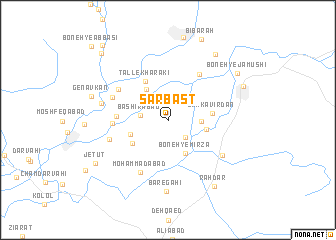 map of Sarbast