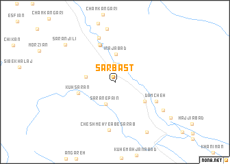 map of Sar Bast