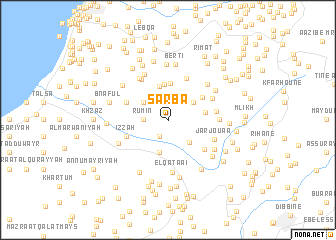 map of Şarbā