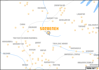 map of Sarbeneh