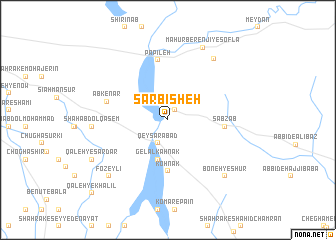 map of Sar Bīsheh