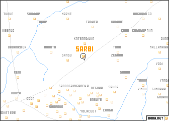 map of Sarbi