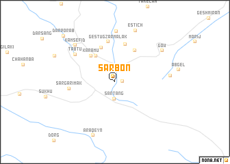 map of Sarbon