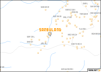 map of Sarbuland