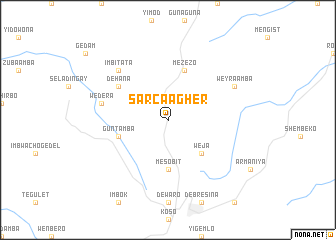 map of Sarca Agher