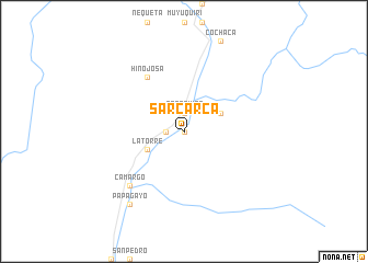 map of Sarcarca