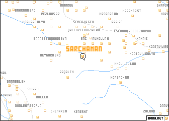 map of Sarchaman