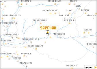 map of Sar Cham