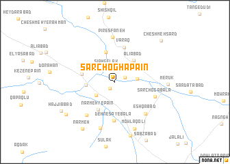 map of Sarchoghā Pā\