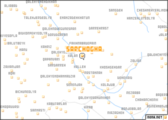 map of Sar Choghā