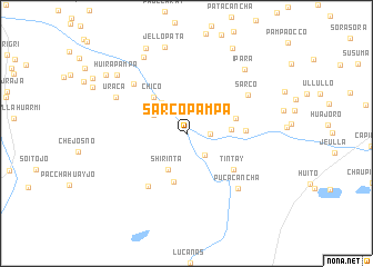 map of Sarcopampa