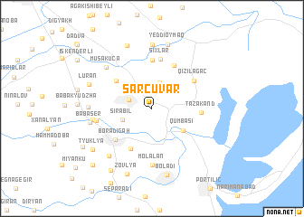 map of Sǝrçuvar