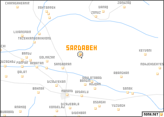 map of Sardābeh