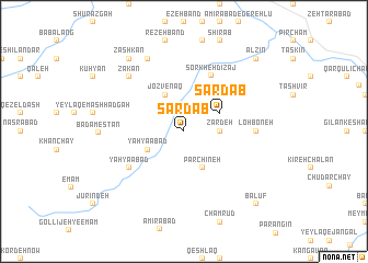 map of Sardāb