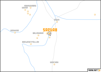 map of Sardāb