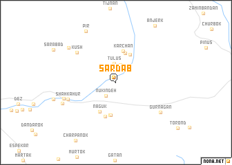 map of Sard Āb