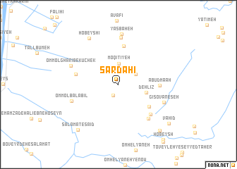 map of Sar Dāhī