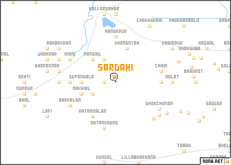 map of Sardāhi