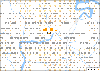 map of Sārdal