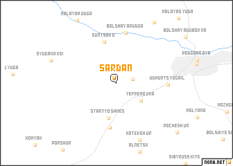 map of Sardan