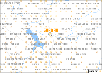 map of Sardão