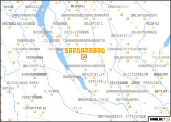 map of Sardārābād