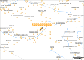 map of Sardārābād