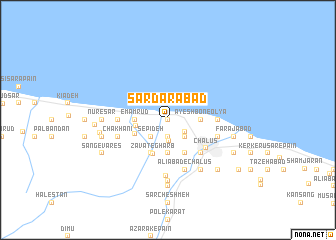 map of Sardārābād