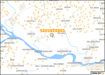 map of Sardārābād