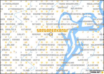 map of Sardarer Kāndi