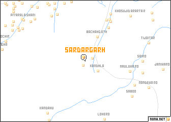 map of Sardārgarh